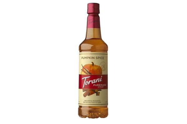 Torani 750ml PET Puremade Pumpkin Spice For Sale