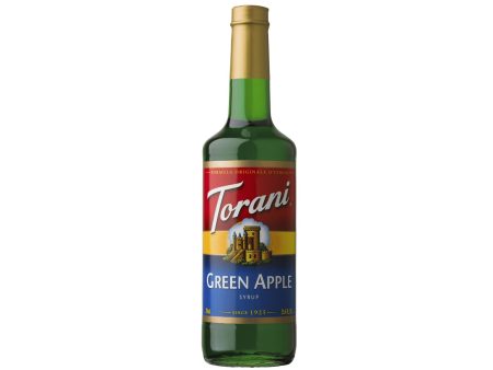 Torani 750ml Green Apple Syrup on Sale