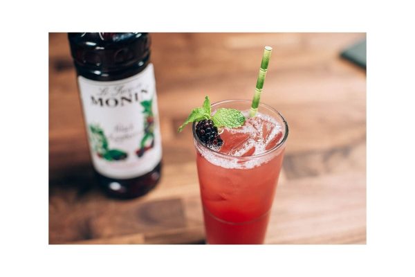 Monin Classic Syrup - 1L Plastic Bottle: Black Raspberry Online Sale