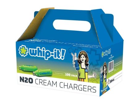 Whip-it! Cream Charger (screw valve) - Box of 100 Online now