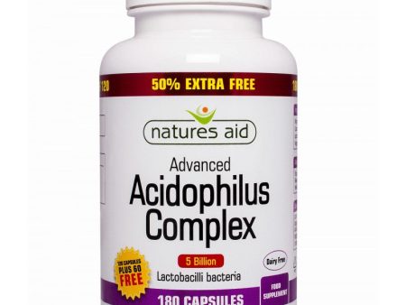 Natures Aid Advanced Acidophilus Complex 180 Caps For Sale