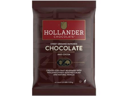 Hollander Sweet Ground Dutched Chocolate Powder 2.5 lb bag Online