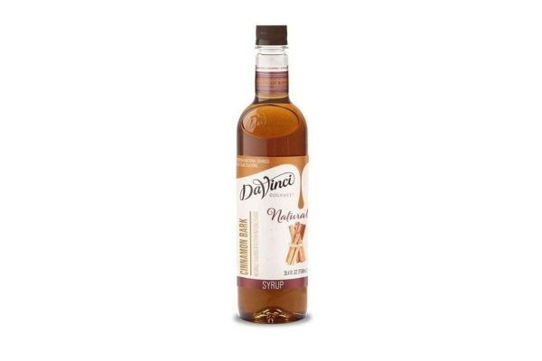 DaVinci Naturals Flavored Syrups - 750 ml. Plastic Bottle: Cinnamon Bark Fashion