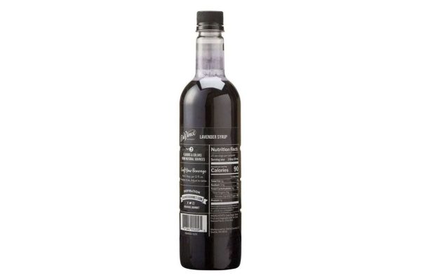 DaVinci Naturals Flavored Syrups - 750 ml. Plastic Bottle: Lavender Hot on Sale