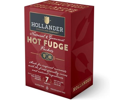 Hollander Single Serve Hot Fudge Packets 1.5oz - Box of 7 Online Hot Sale