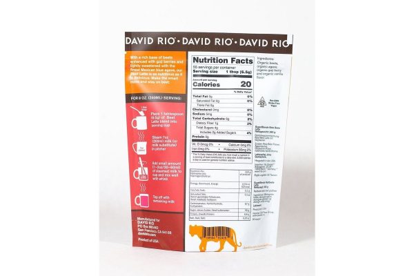 David Rio Super Blends: Beet Latte - 12.7oz Pouch For Discount