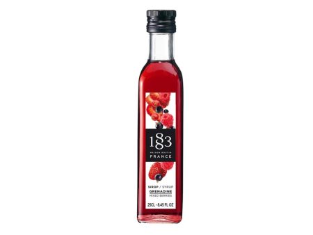 1883 25 cl   250ml Glass - Grenadine (Mixed Berries) For Sale