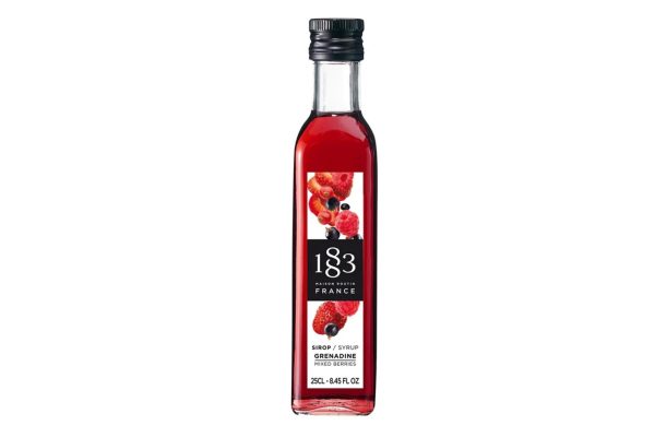 1883 25 cl   250ml Glass - Grenadine (Mixed Berries) For Sale