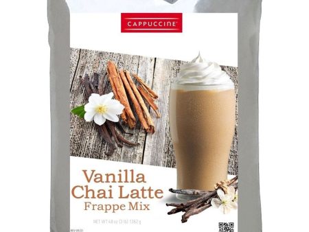 Cappuccine Tea Frappe Mix - 3 lb. Bulk Bag: Vanilla Chai Latte Hot on Sale