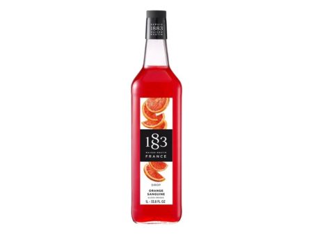 1883 Maison Routin 1L Glass - Blood Orange For Sale