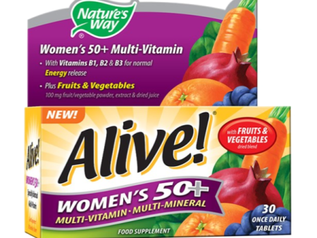 Alive Women’s 50+   30 Tablets Supply