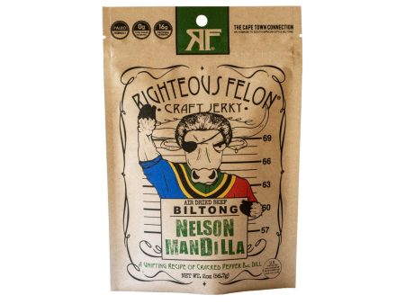 Righteous Felon Nelson ManDilla Biltong Jerky (8-2oz bags) For Sale