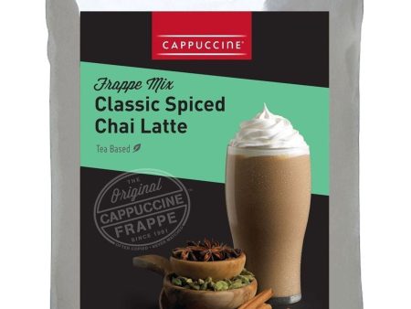 Cappuccine Tea Frappe Mix - 3 lb. Bulk Bag: Classic Spiced Chai Latte For Cheap