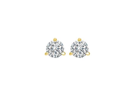 14Kt Yellow Gold Diamond 1 10Ctw Earring Online