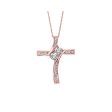 14Kt Rose Gold Diamond 1 2Ctw Pendant Hot on Sale