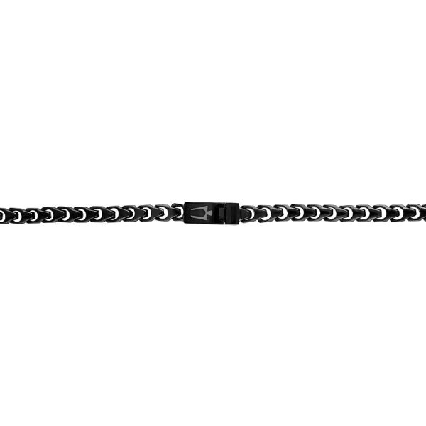 Bulova Stainless Steel Classic Jewelry Mens Necklace Discount