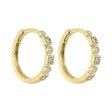 14Kt Yellow Gold Diamond 1 8Ctw Earring For Cheap