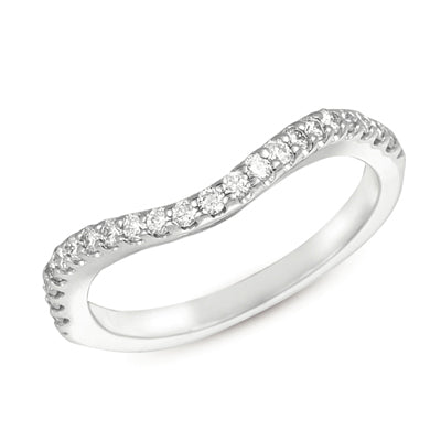 Curved Diamond Band Online Sale