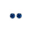 14Kt White Gold Sapphire 5 8Ctw Earring Online Sale