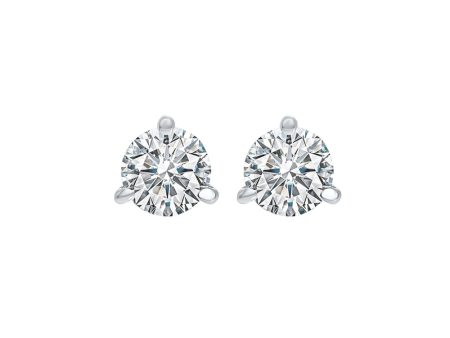 18Kt White Gold Diamond 1 2Ctw Earring Cheap