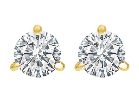 18Kt Yellow Gold Diamond 2Ctw Earring Cheap