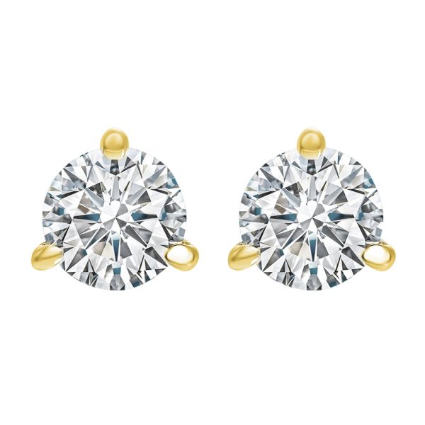 18Kt Yellow Gold Diamond 2Ctw Earring Cheap