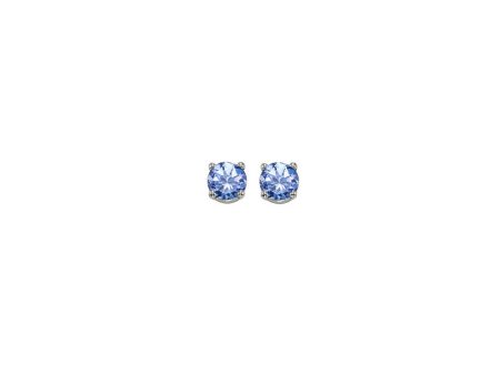 14Kt White Gold & Tanzanite 1 5Ctw Earring Discount