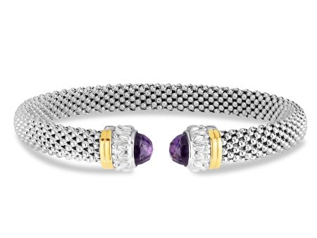 Amethyst Popcorn Cuff Online