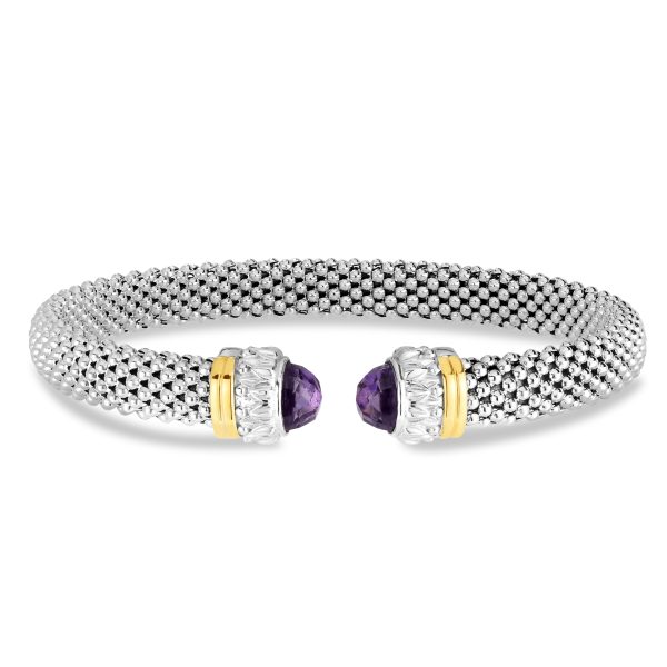 Amethyst Popcorn Cuff Online