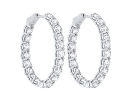 14Kt White Gold Diamond 11Ctw Earring Fashion