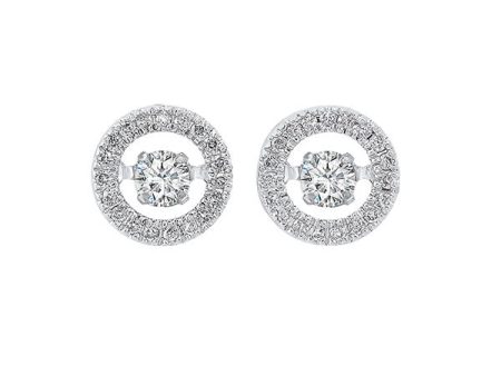 14Kt White Gold Diamond 1 4Ctw Earring on Sale