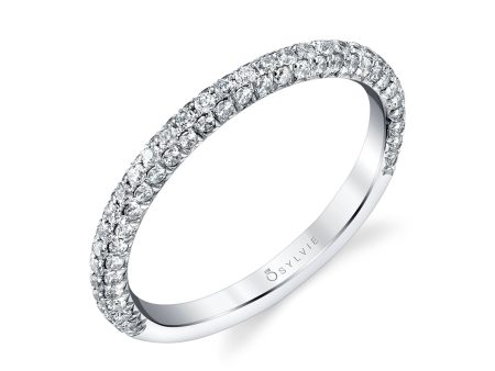 Classic Pave Wedding Band - Jayla Online now