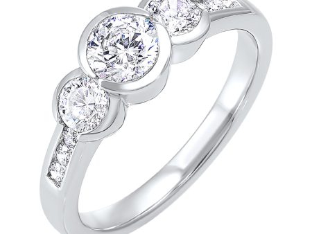 14Kt White Gold Diamond 2Ctw Ring Online