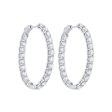 14Kt White Gold Diamond 10Ctw Earring Online Hot Sale