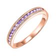 14Kt Rose Gold Syn Alexandrite 1 3Ctw Ring Online