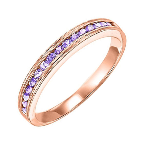 14Kt Rose Gold Syn Alexandrite 1 3Ctw Ring Online