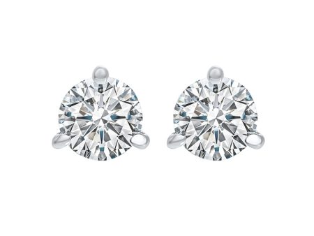 18Kt White Gold Diamond 1 1 4Ctw Earring Hot on Sale