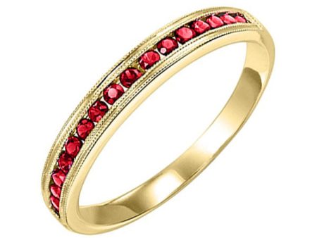 10Kt Yellow Gold Ruby 1 3Ctw Ring Sale