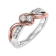 14Kt White Rose Gold Diamond 1 5Ctw Ring Cheap