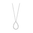 14Kt White Gold Diamond 1 2Ctw Pendant Discount