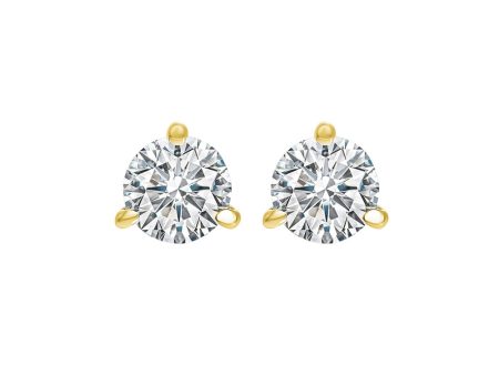 18Kt Yellow Gold Diamond 3 4Ctw Earring Cheap