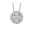 14Kt White Gold Diamond 1 7Ctw & Sapphire 1 5Ctw Pendant Supply