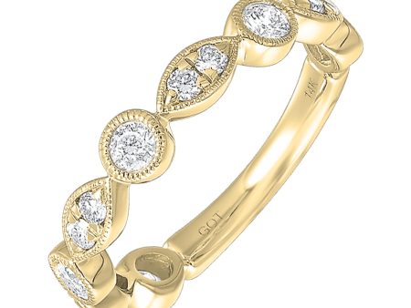 14Kt Yellow Gold Diamond 5 8Ctw Ring Online Sale