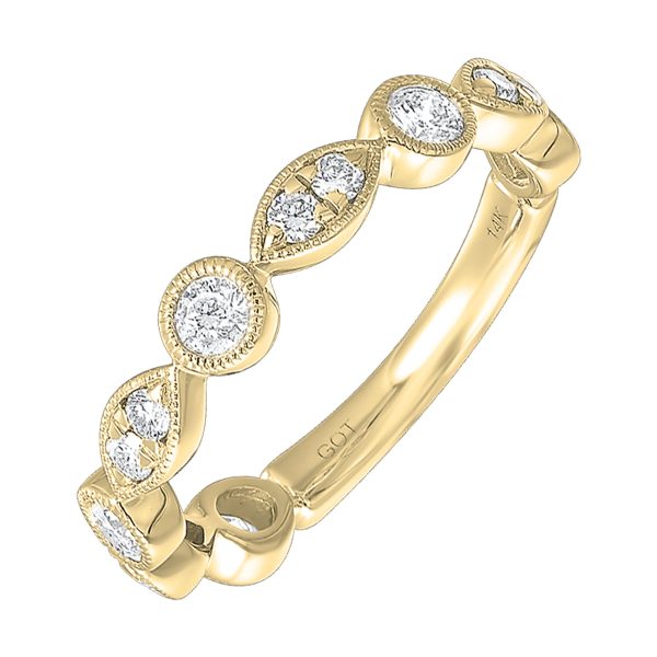 14Kt Yellow Gold Diamond 5 8Ctw Ring Online Sale