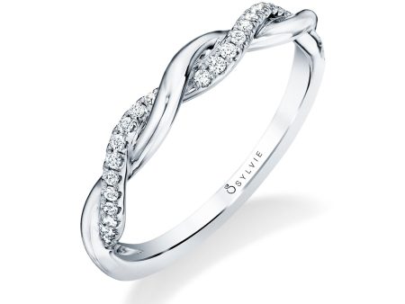 Modern Spiral Wedding Band -Yasmine Online now