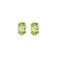 14Kt White Gold & Peridot 1Ctw Earring Online now