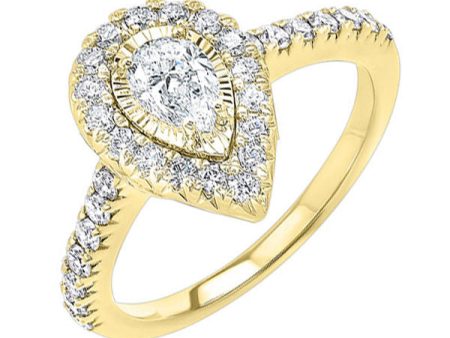 14Kt Yellow Gold Diamond 3 4Ctw Ring Online now