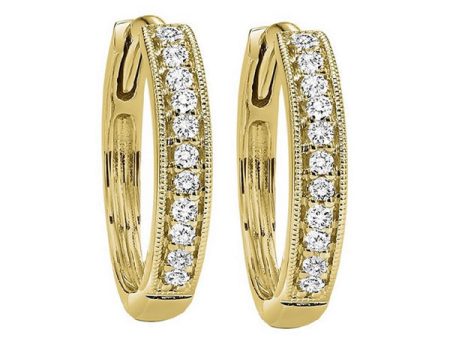 10Kt Yellow Gold Diamond 1 6Ctw Earring Discount