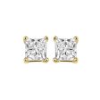 14Kt Yellow Gold Diamond 1 1 5Ctw Earring Online now