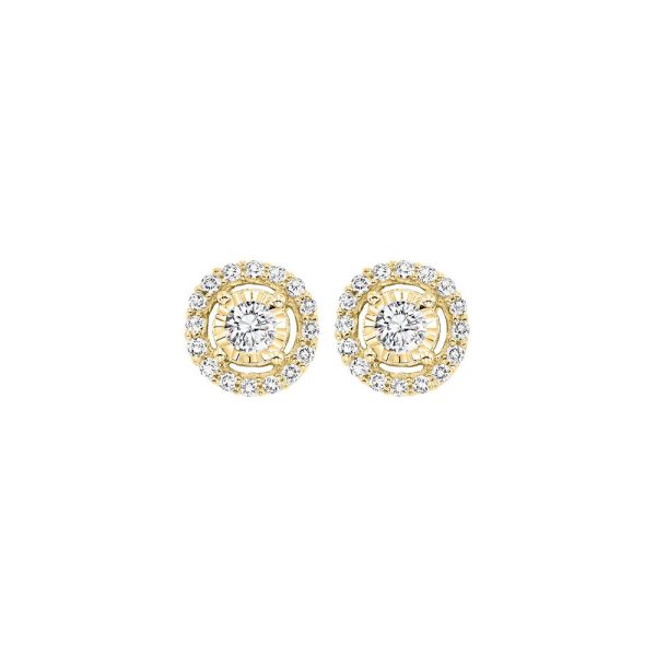 14Kt Yellow Gold Diamond 3 4Ctw Earring For Cheap